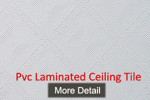pvc laminated ceiling tiles